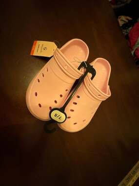 mysoft Ladies Clog Size 7/8 Pink Garden Shoes